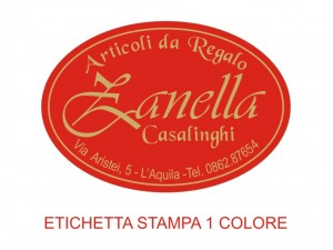 Etichette adesive per articoli da regalo e casalinghi (mm 47X30)  (cod.13L )